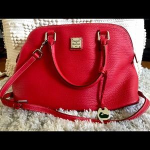 Red Leather Dooney & Bourke Purse